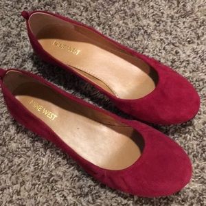 Nine West suede flats